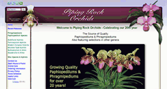 Desktop Screenshot of pipingrockorchids.com