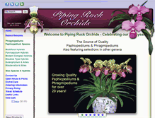 Tablet Screenshot of pipingrockorchids.com
